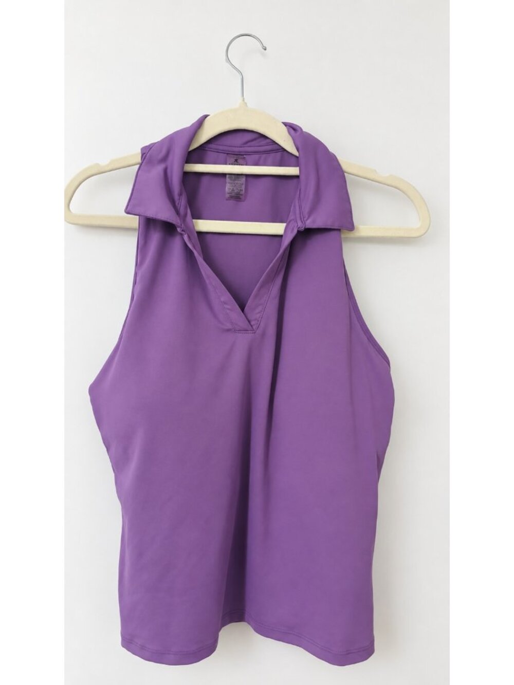 Kyodan Golf Women L Purple Golf Tennis Outfit Sleeveless Polo Pleated Skort Set